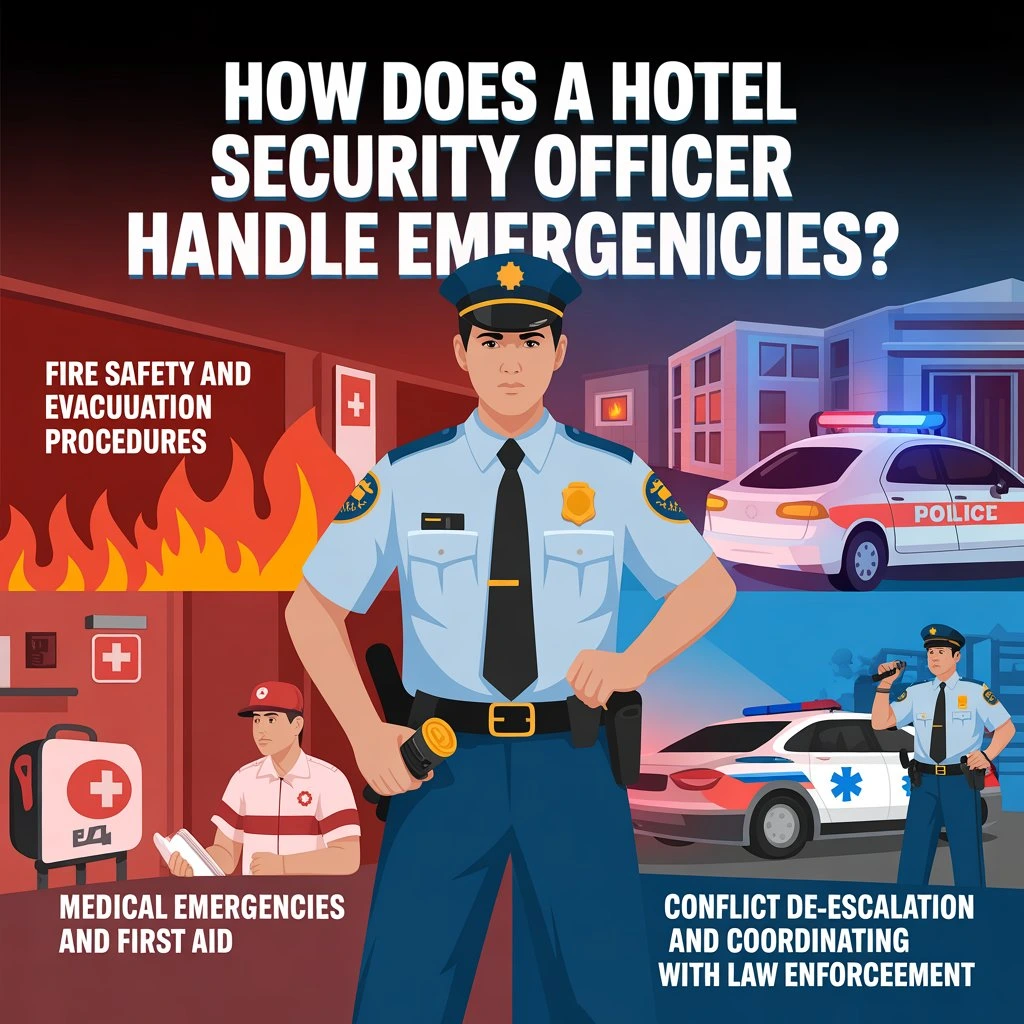 How Does a Hotel Security Officer Handle Emergencies?