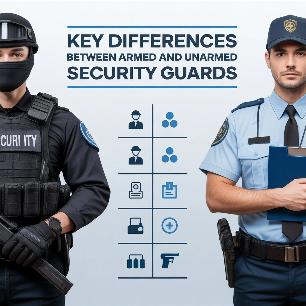 Key Differences Between Armed and Unarmed Security Guards